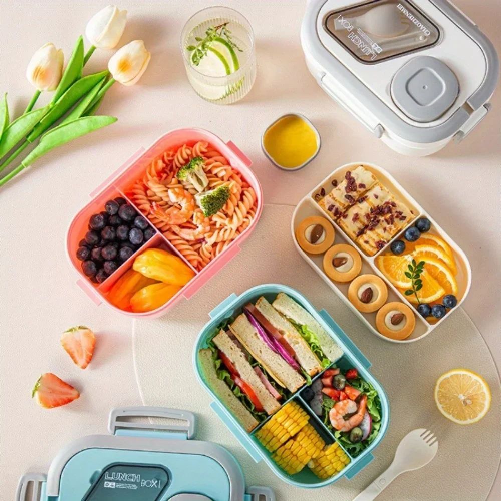 405 Oz Bento Lunch Box Leakproof 4 Compartment Food Container 10