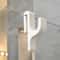 3D Shower Door Towel Hook Glass Door Hanger Organizer 3