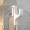 3D Shower Door Towel Hook Glass Door Hanger Organizer 3