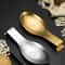 Fish Shape Stainless Steel Spoon Rest Clip Kitchen Holder 3