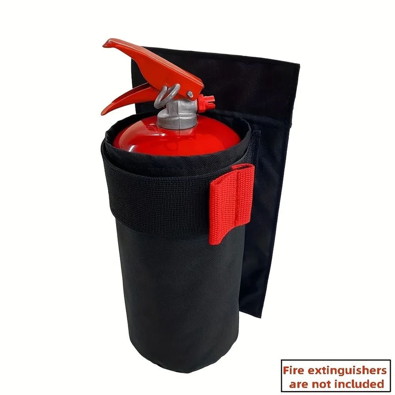 Oxford Fabric Car Fire Extinguisher Holder Trunk Organizer 1