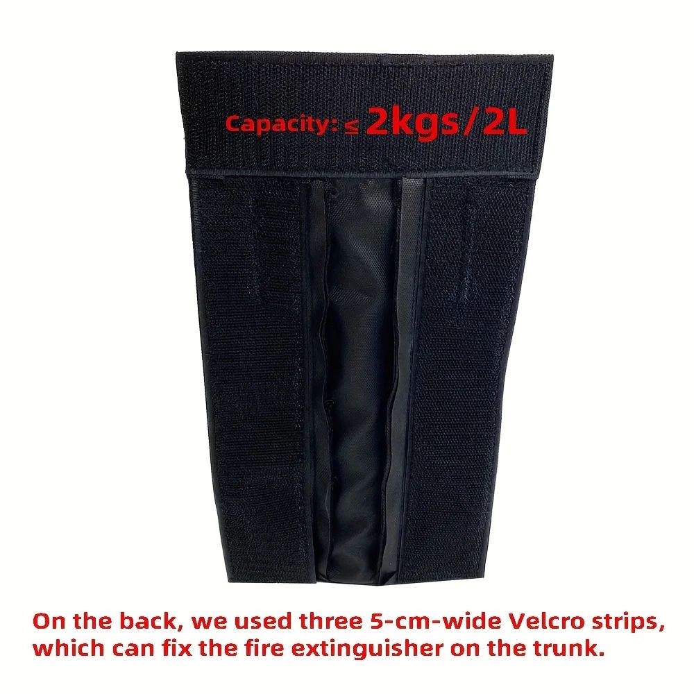 Oxford Fabric Car Fire Extinguisher Holder Trunk Organizer 3