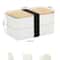 Japanese Style Double Layer Bento Lunch Box With Utensils 7