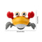 Baby Bath Crab Toy Clockwork Water Play Pull String Toy 5