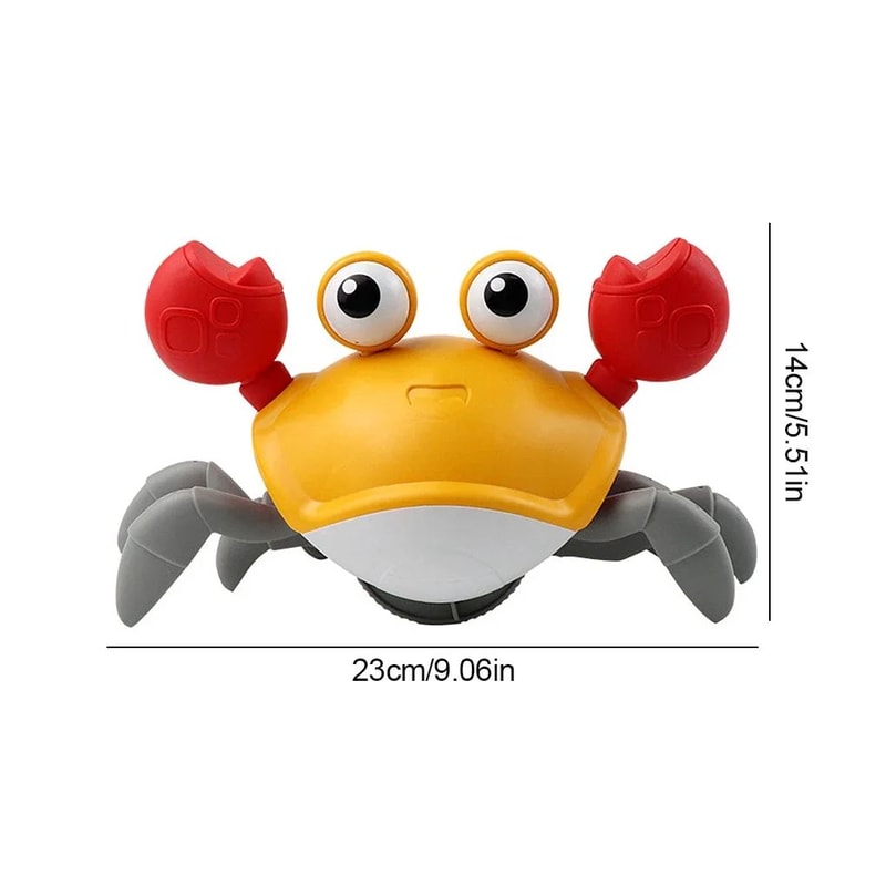 Baby Bath Crab Toy Clockwork Water Play Pull String Toy 5
