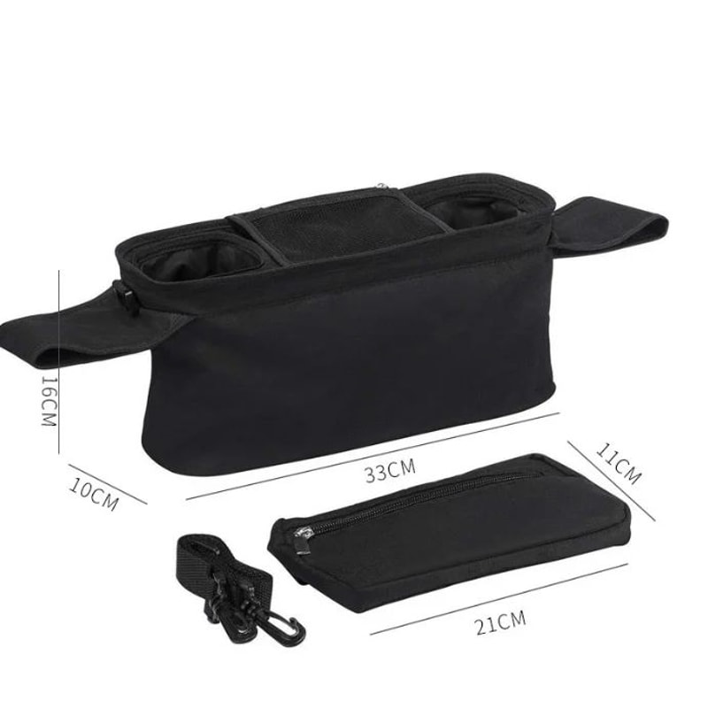 Baby Stroller Organizer Bag With Cup Holder And Phone Pocket 3