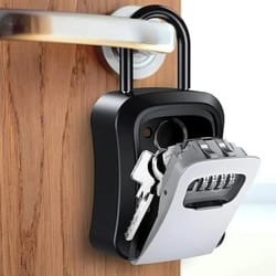 4 digit key lock box waterproof outdoor key storage