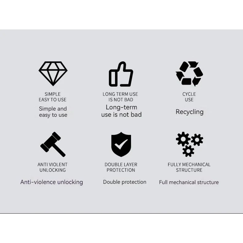 4 Digit Key Lock Box Waterproof Outdoor Key Storage 7