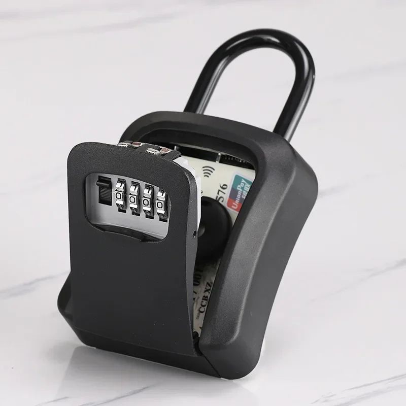 4 Digit Key Lock Box Waterproof Outdoor Key Storage 13