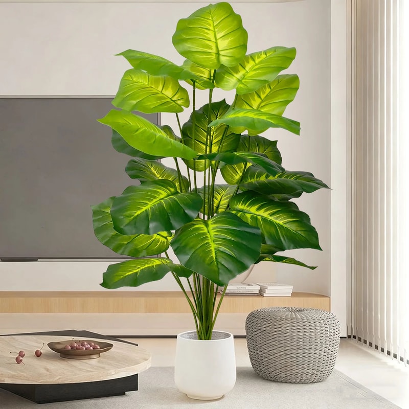 Artificial Areca Palm Tree In Pot For Home Decoration 8