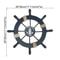 Vintage Nautical Ship Wheel Wooden Wall Decor 7