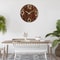 Nordic Wooden Luminous Wall Clock Silent Night Light 9