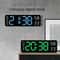 Large LED Digital Wall Clock With Temperature And Humidity 6