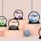3D Moving Sand Art Round Glass Decor 6