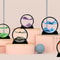 3D Moving Sand Art Round Glass Decor 6