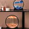 3D Moving Sand Art Round Glass Decor 9