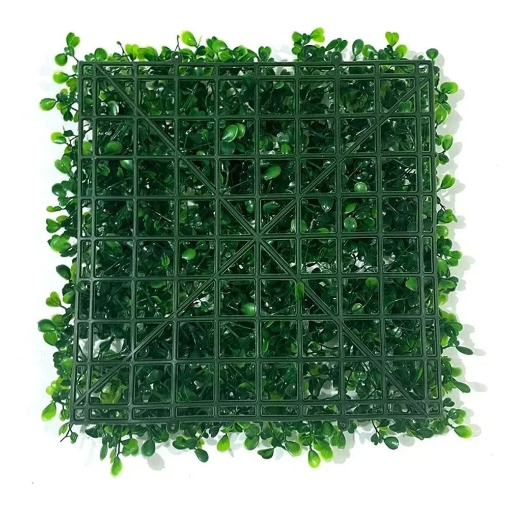 Artificial Boxwood Grass Wall Panels Privacy Decor Set 6