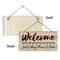 Rustic Wooden Welcome Wall Hanging Sign Decor 5