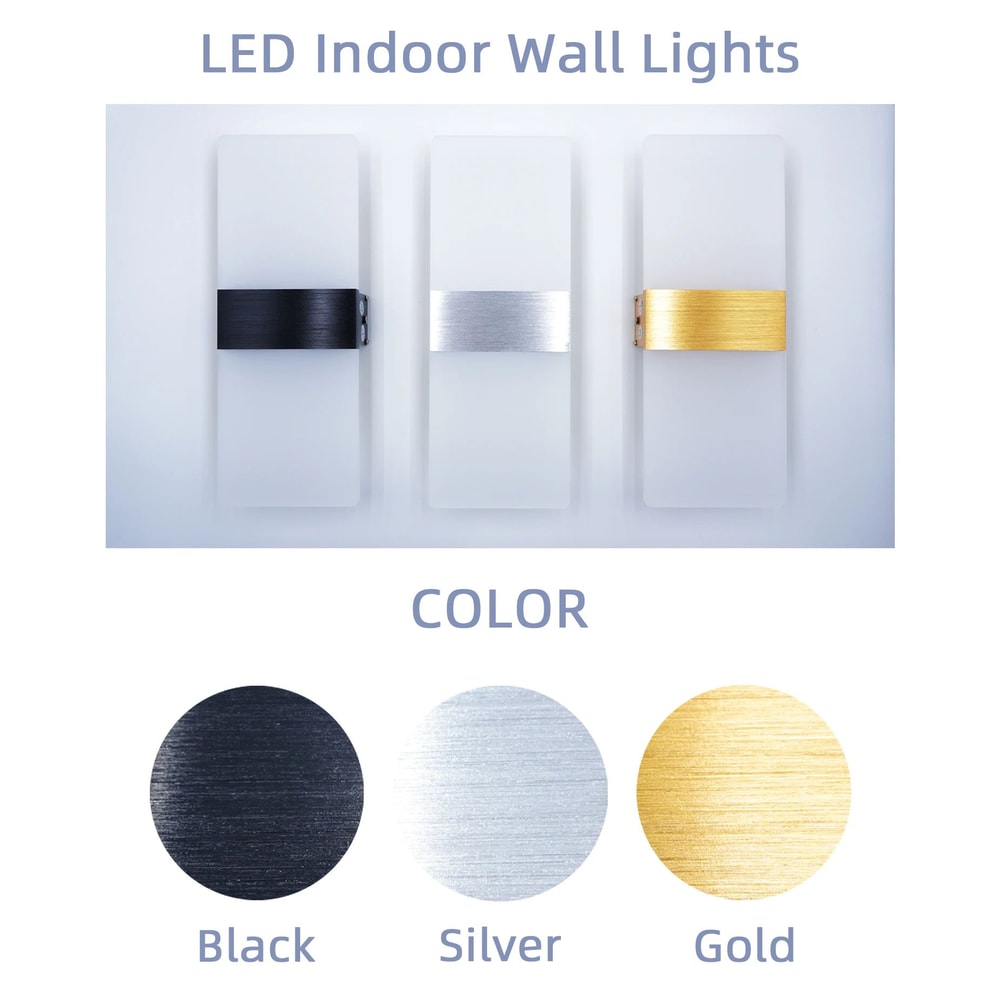 Modern Minimalist LED Wall Lamp Aluminum Sconce 5