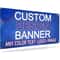 Custom Polyester Banner With Grommets Indoor Outdoor Decor 0