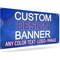 Custom Polyester Banner With Grommets Indoor Outdoor Decor 0