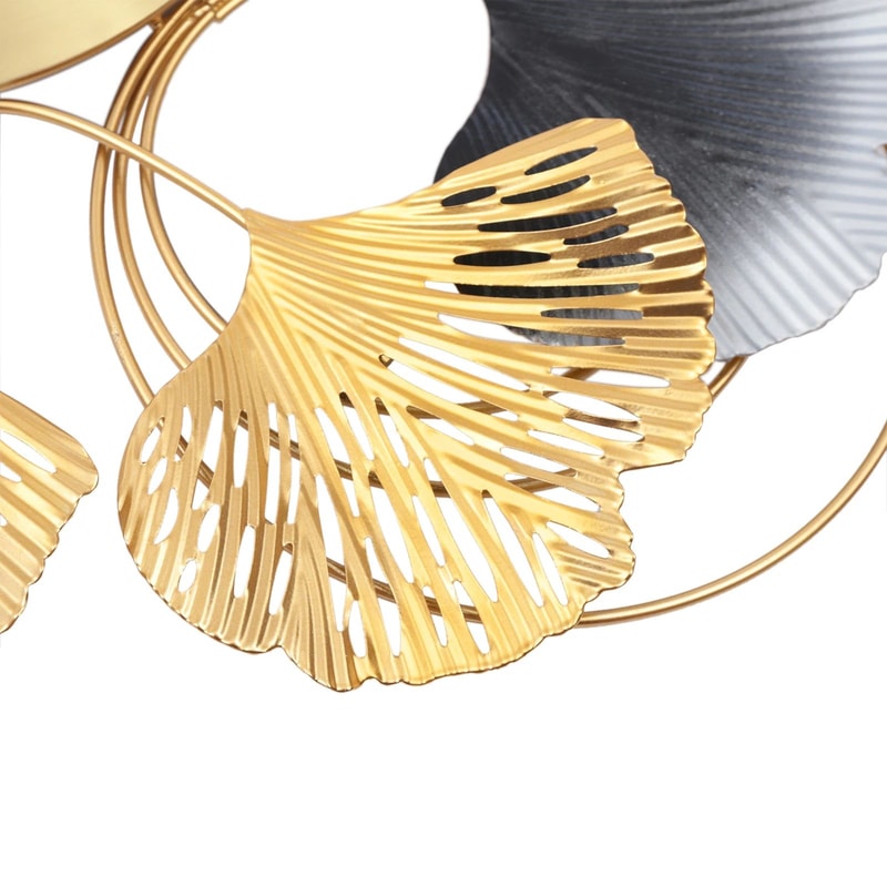 Luxury Modern Gold Wall Clock Large Decorative Art 10