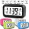 LED Digital Alarm Clock Multifunction Desk And Wall Display 0