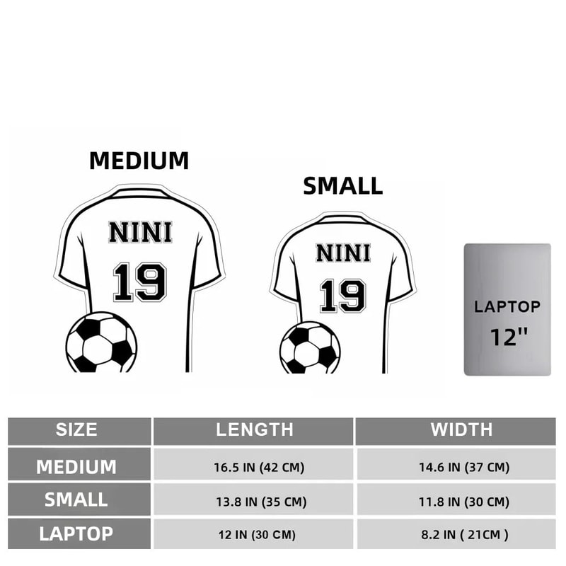 Custom Football Shirt LED Mirror Personalized Wall Decor 2