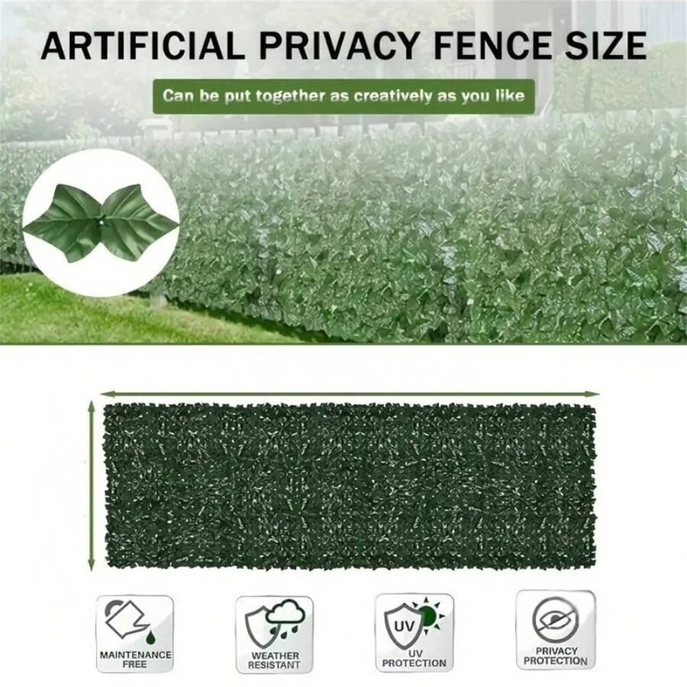 Artificial Ivy Privacy Fence Wall Screen For Indoor And Outdoor 7
