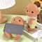Cute Forest Animal Movable Figure Phone Stand Decor 1