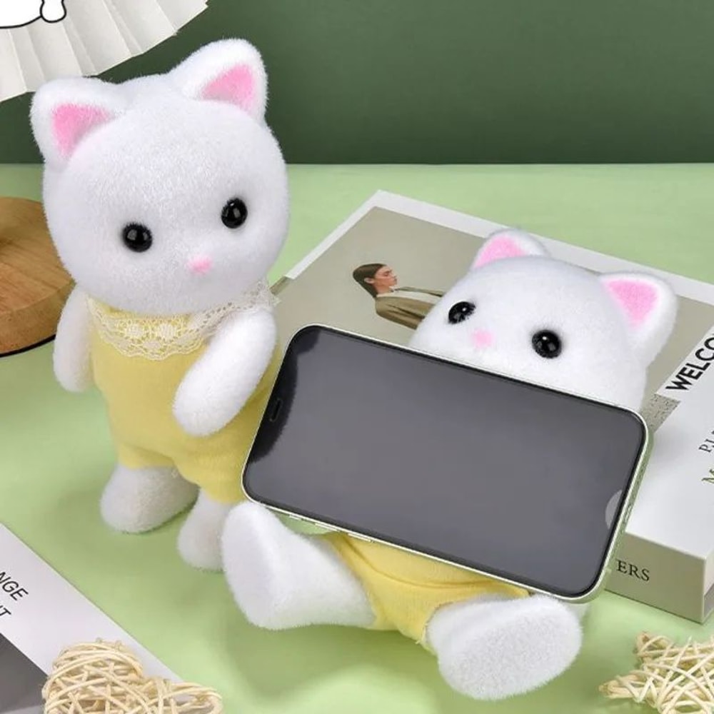 Cute Forest Animal Movable Figure Phone Stand Decor 2