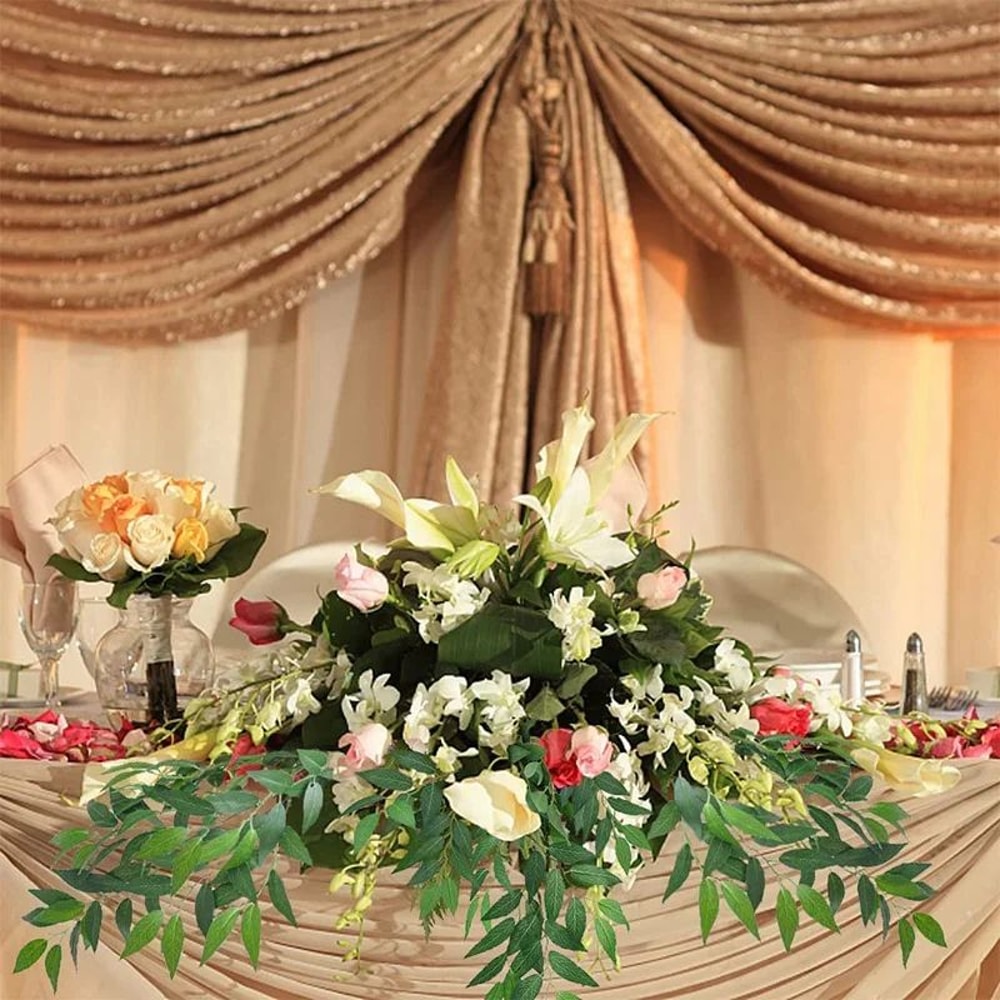 10PCS Artificial Italian Ruscus Greenery Stems For Decor 7