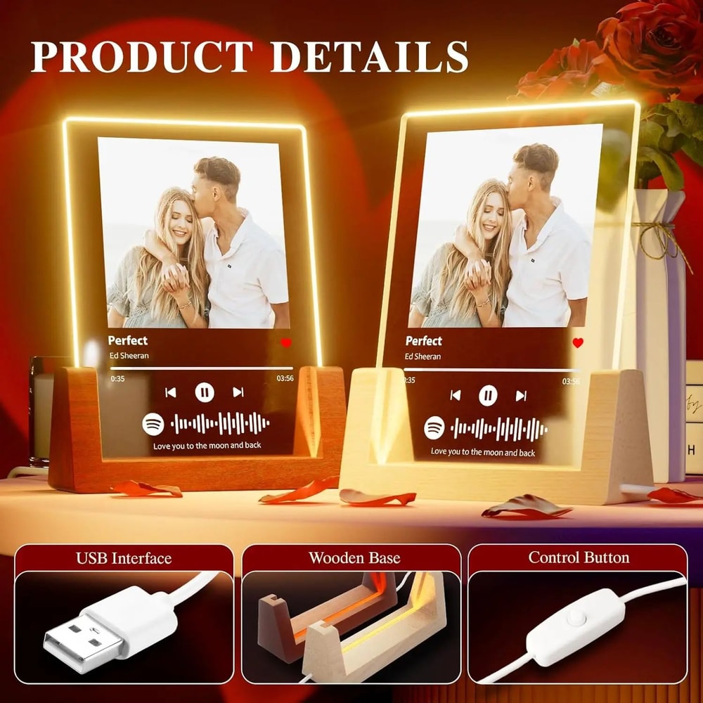 Personalized Spotify Acrylic Photo Lamp 8