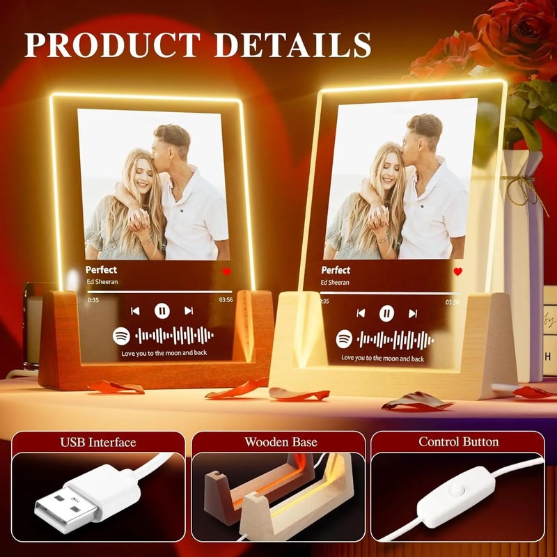 Personalized Spotify Acrylic Photo Lamp 8