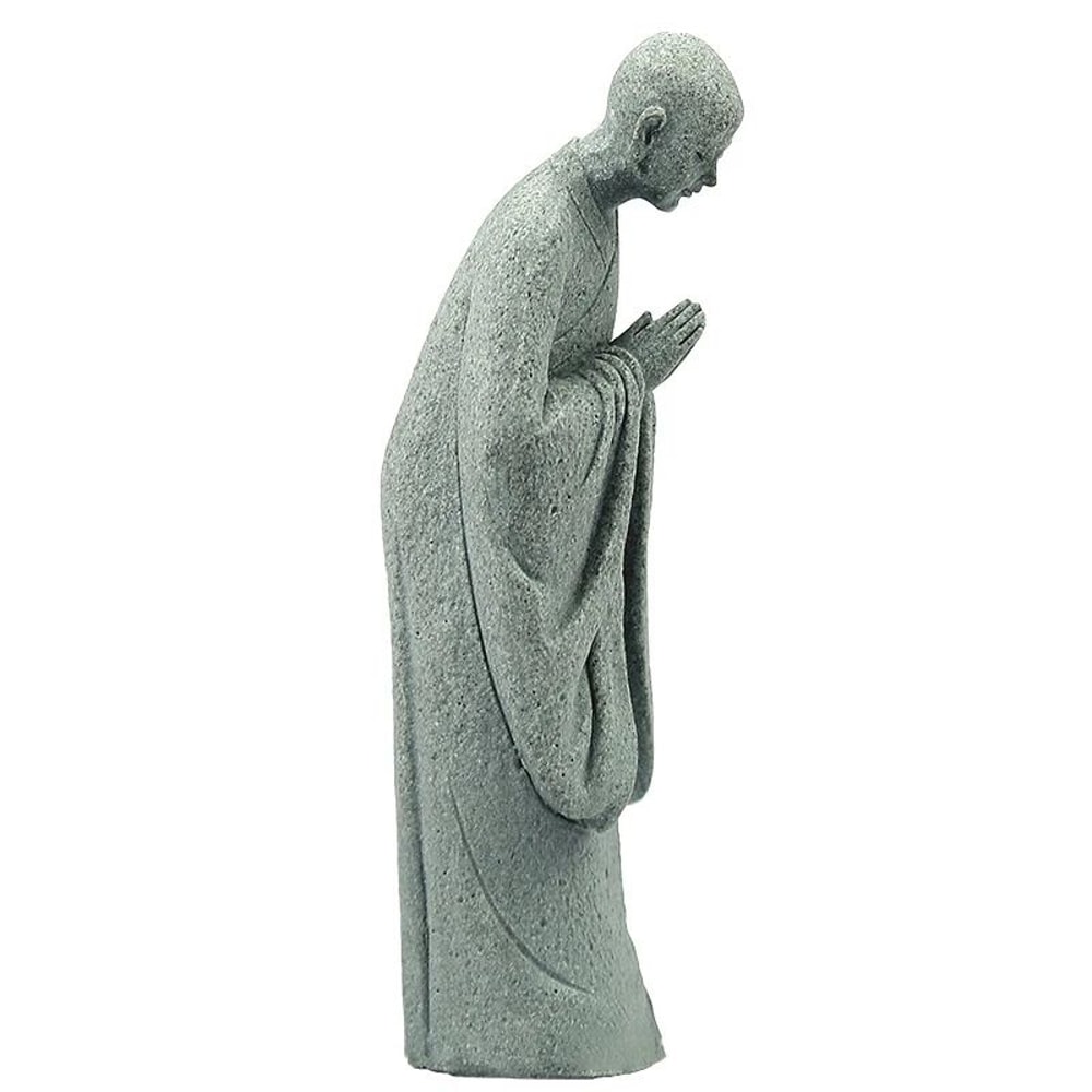 Zen Wishing Monk Mini Garden Ornament 6