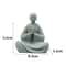 Zen Wishing Monk Mini Garden Ornament 10