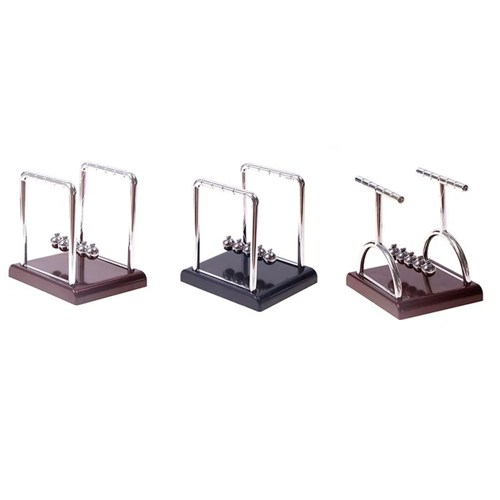 Newton Cradle Metal Pendulum Desk Decor 2
