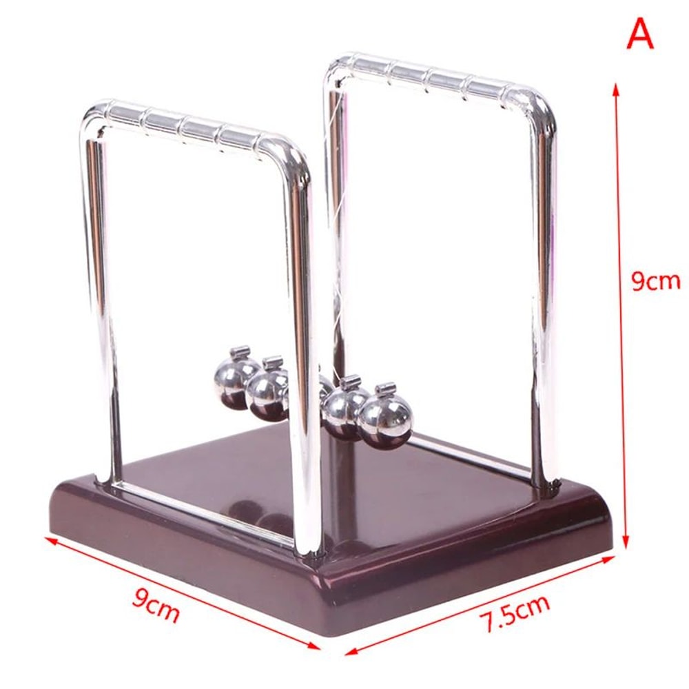 Newton Cradle Metal Pendulum Desk Decor 10
