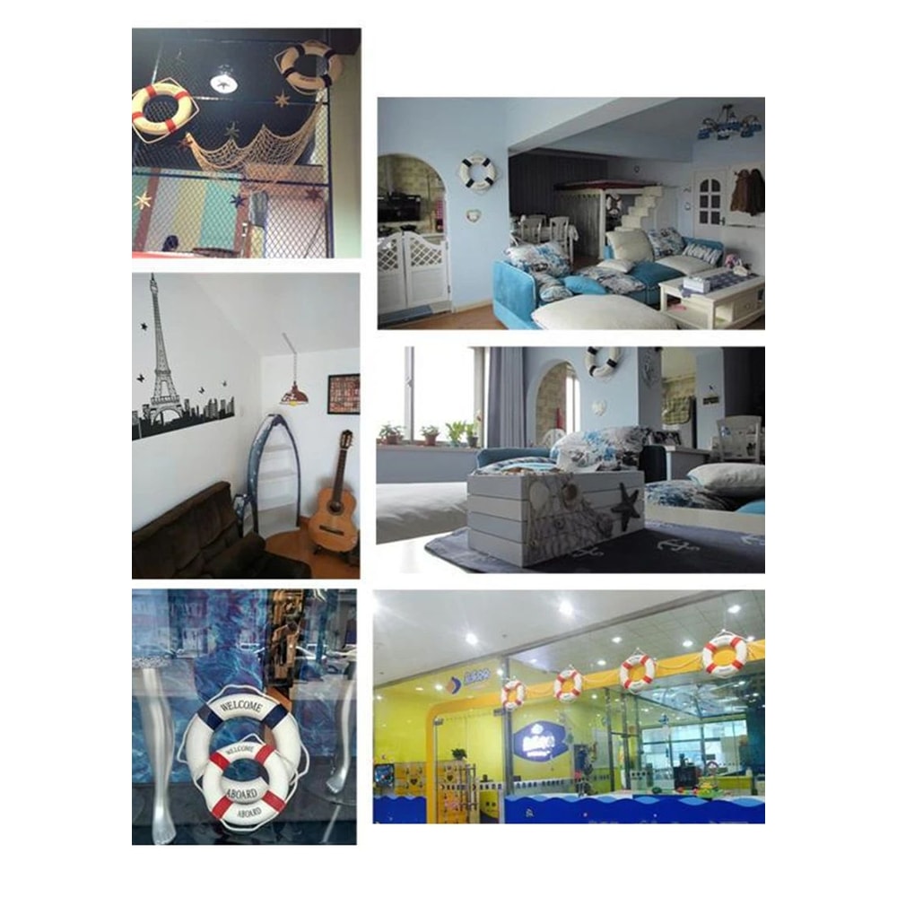 Nautical Fishing Net Wall Hanging Decor 7