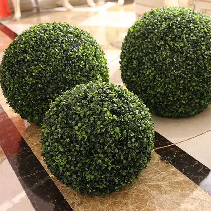 Realistic Artificial Plant Ball Eco Friendly Decor 7