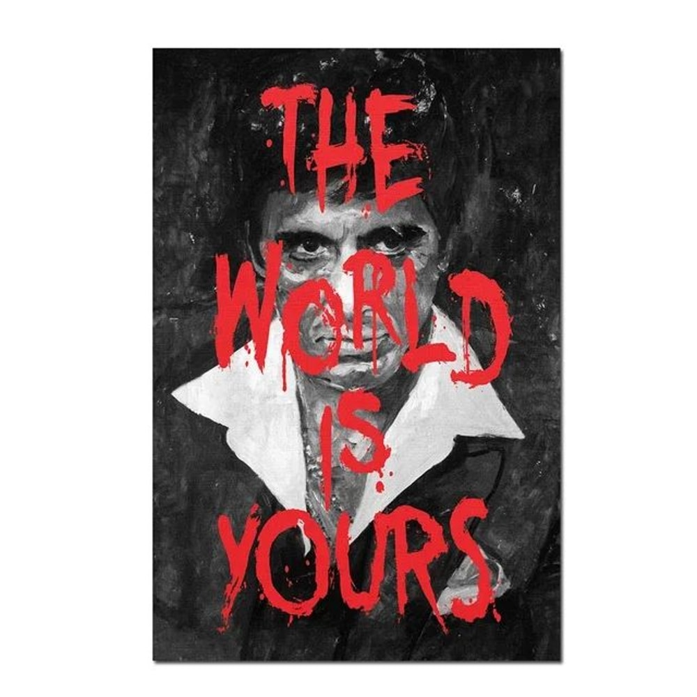 Scarface Al Pacino Canvas Wall Art Poster 13