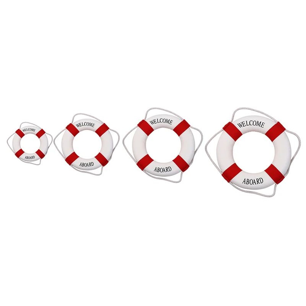 Mediterranean Lifebuoy Wall Decor Nautical Hanging Ornament 5