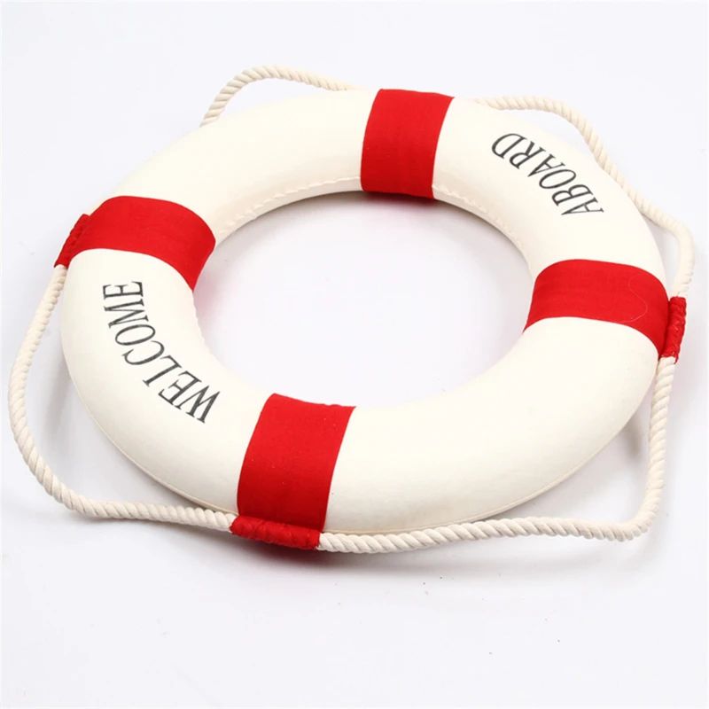 Mediterranean Lifebuoy Wall Decor Nautical Hanging Ornament 11