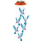 Solar LED Hummingbird Wind Chimes Color Changing Garden Decor 8