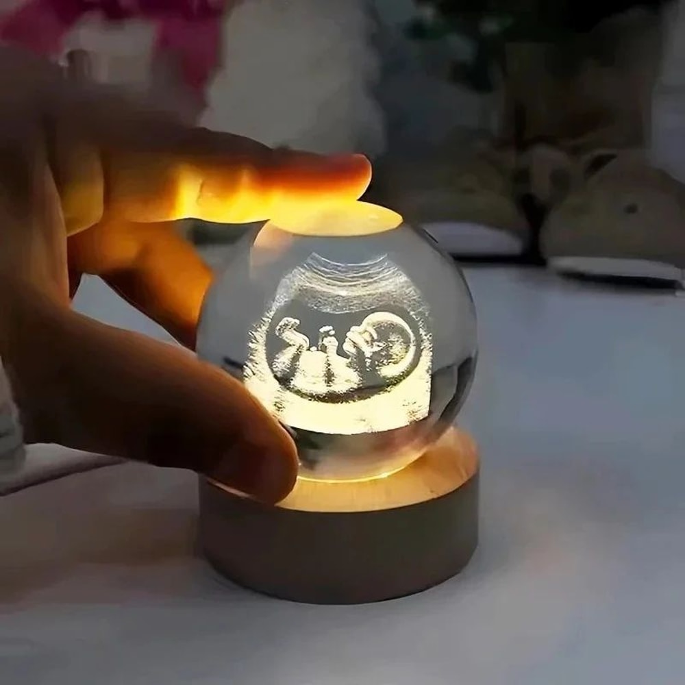 Personalized Baby Ultrasound Crystal Ball Engraved Keepsake 2