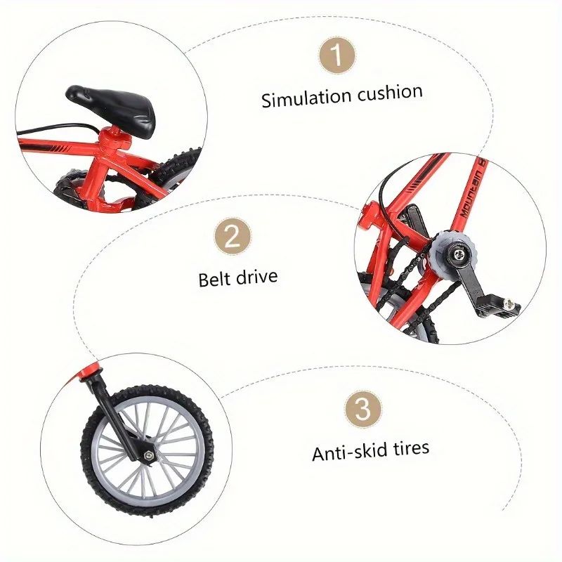 Mini 1 12 Scale Bicycle Model Alloy Display Decor 8