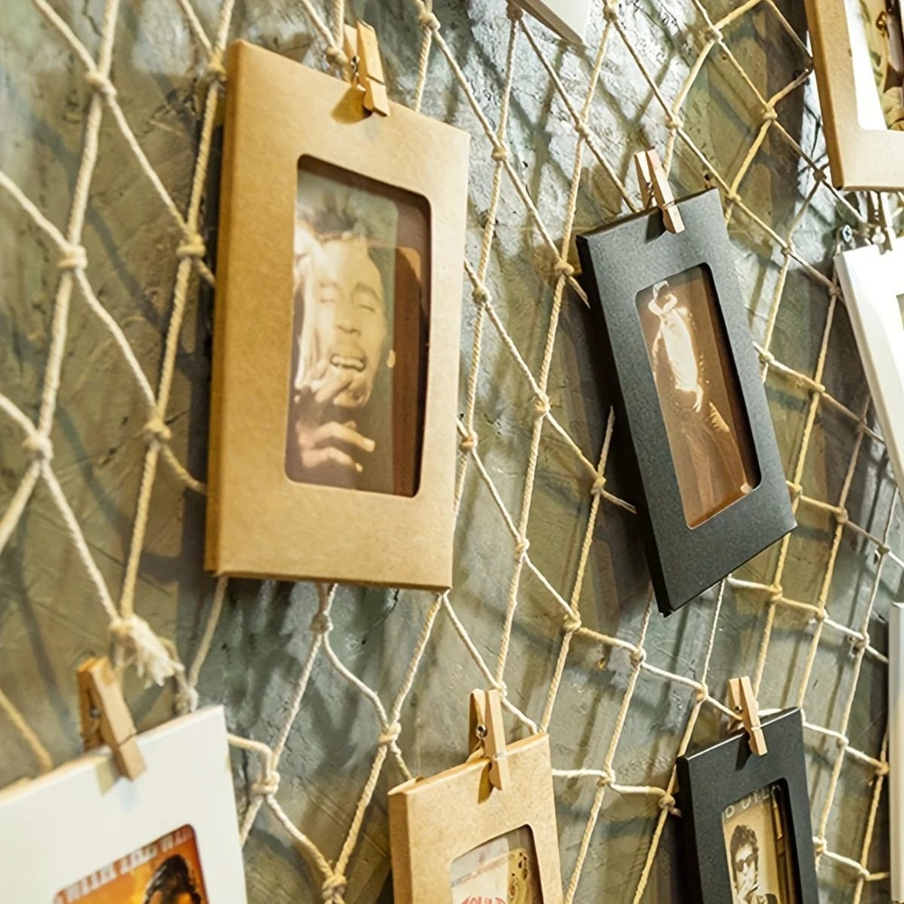 Nautical Fishing Net Wall Decor Beach Theme Hanging 3