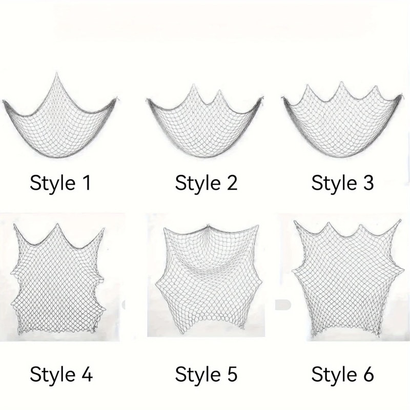 Nautical Fishing Net Wall Decor Beach Theme Hanging 4