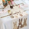Easter Bunny Linen Table Runner Rustic Spring Table Decor 7