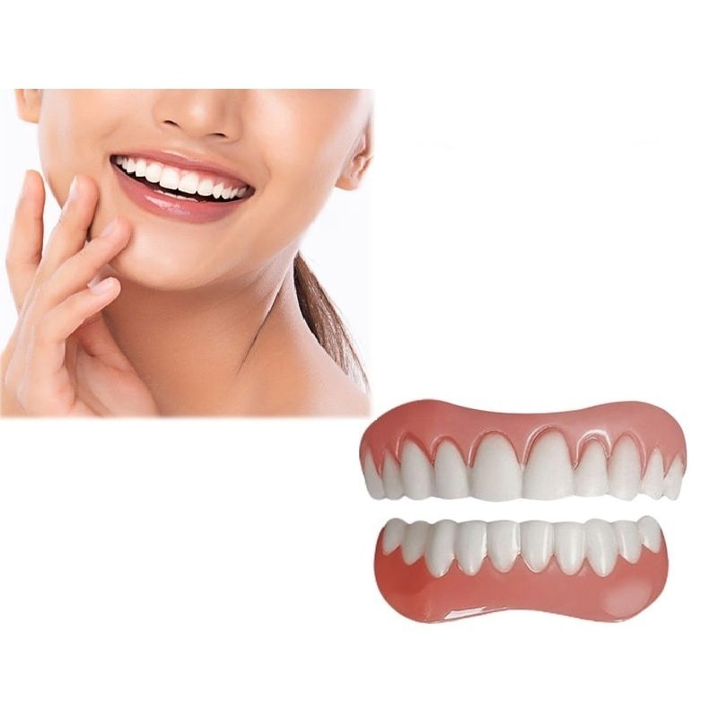Soft Silicone Denture Reline Set for Upper Lower Dentures Comfort Fit Support